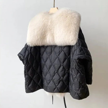 Pelzkragenjacke Fara