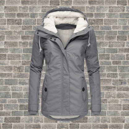 Jenna - Warmer Baumwoll-Sherpa-Hoodie für Damen